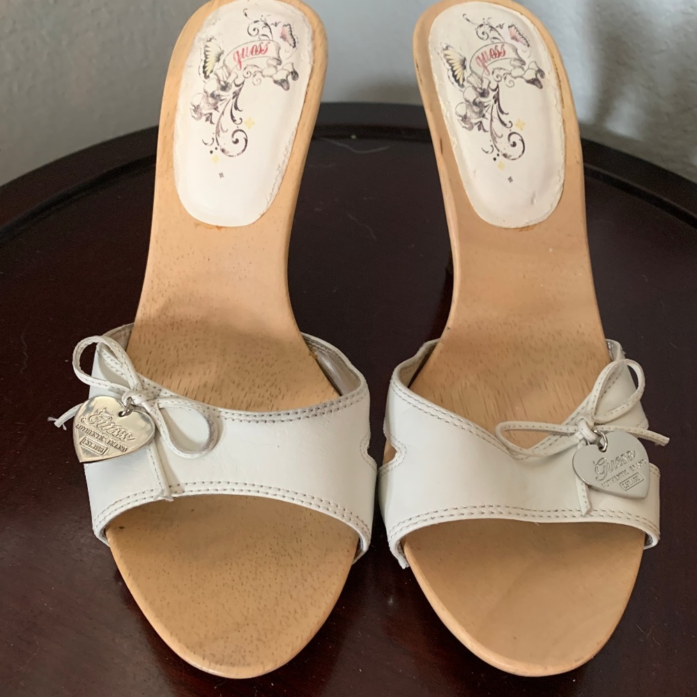 Guess leather heels